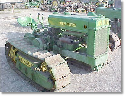 The John Deere Lindeman B tractor