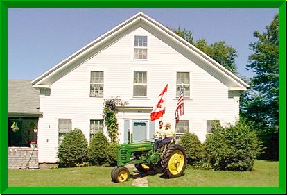 A Hobby Farm that uses antique tractors