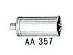 Part # AA357 - the brass oil filter