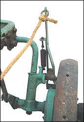 This is the trip rope and lift lever